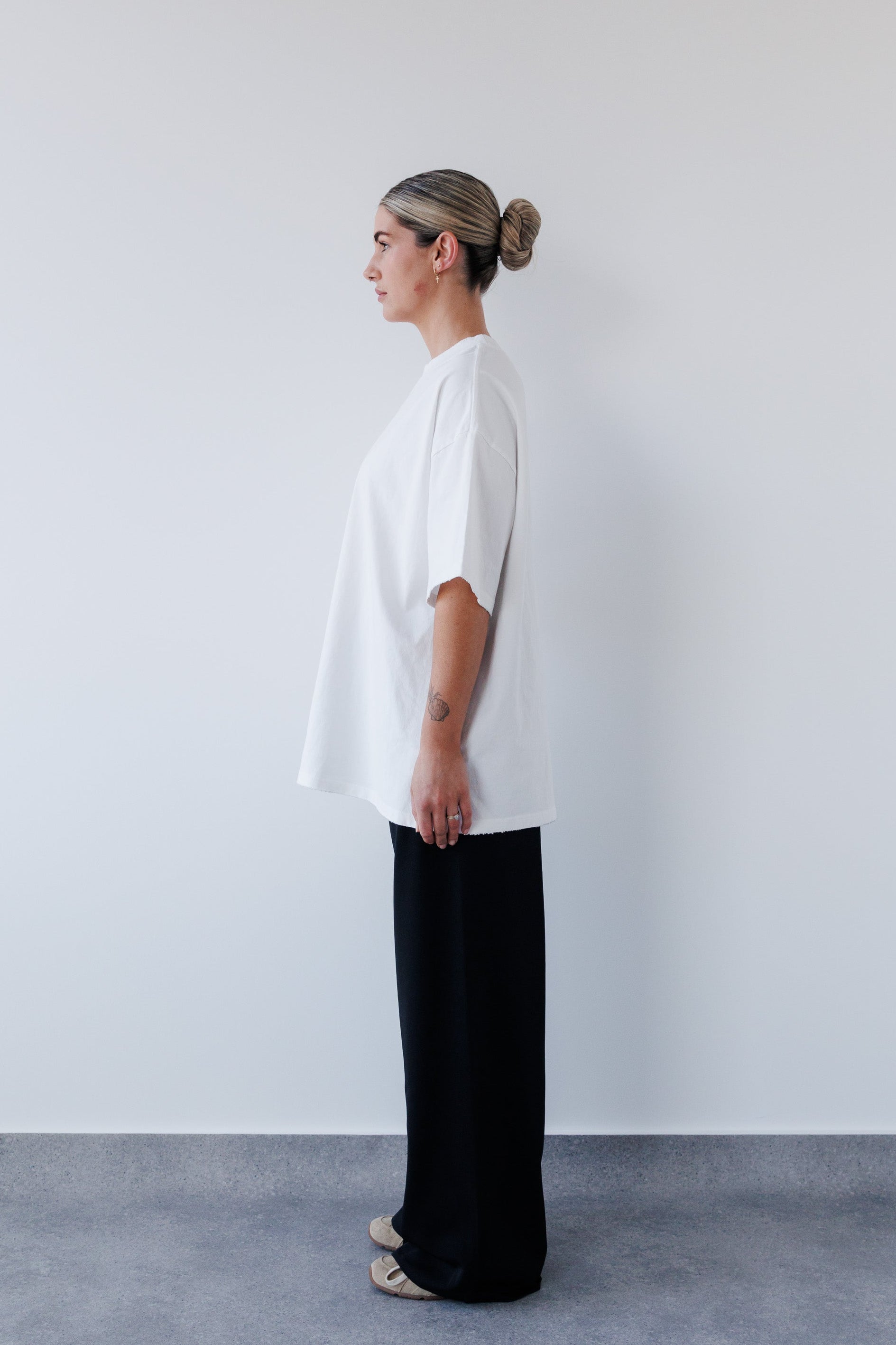 Jasper Tee in White Mabel