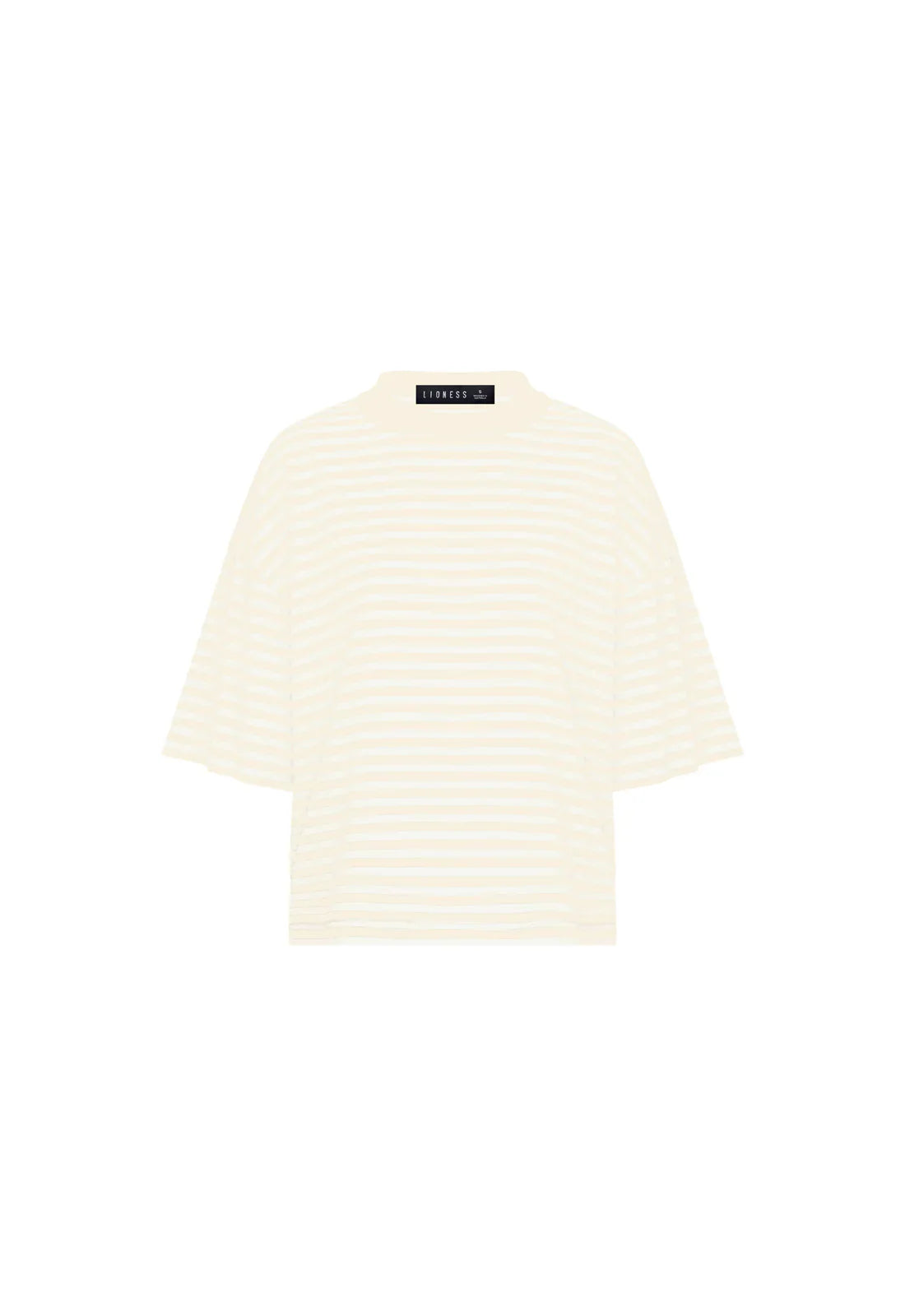Bloom Short Sleeve Stripe in Lemontini Lioness