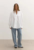 Avoca Shirt in White Bayse Brand