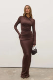 Amrita Bodysuit in Chocolate Bayse Brand