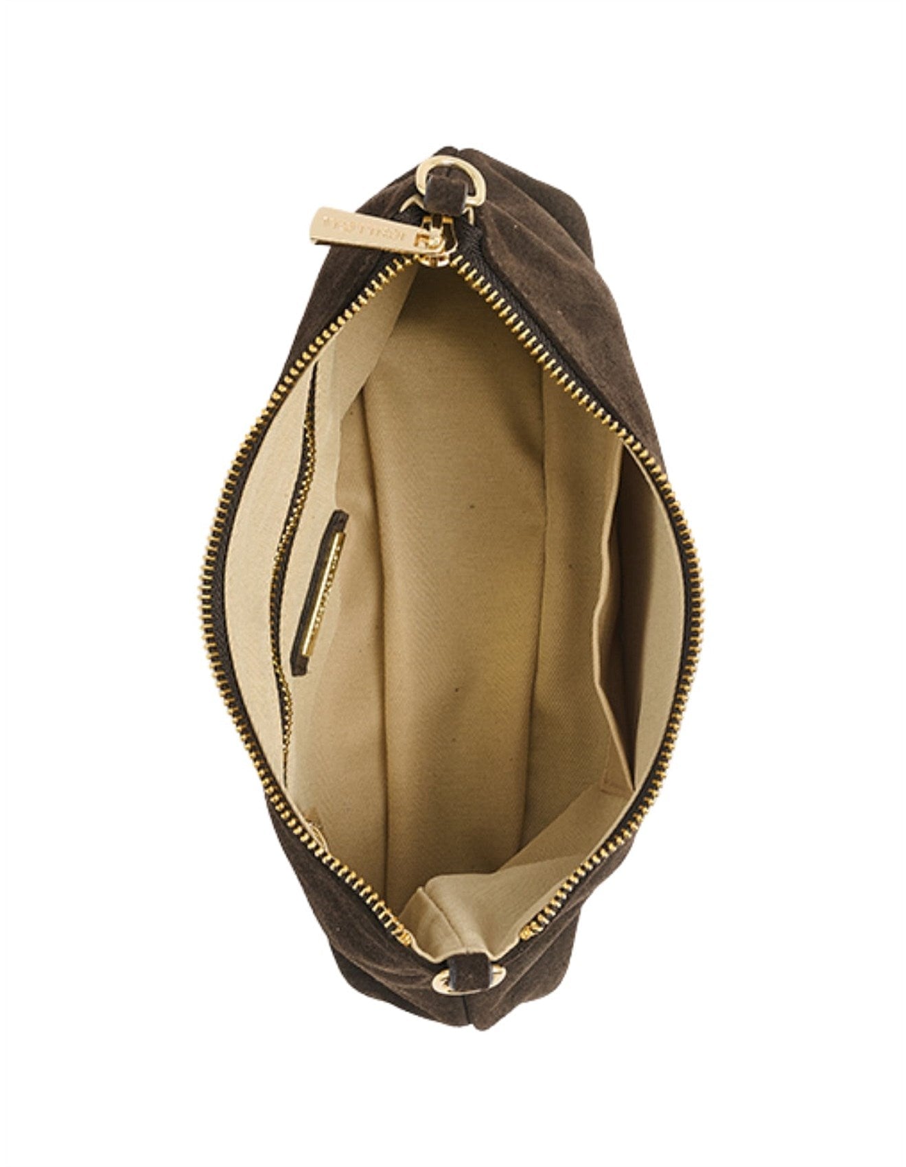Ashley Bag in Chocolate Suede Vestirsi