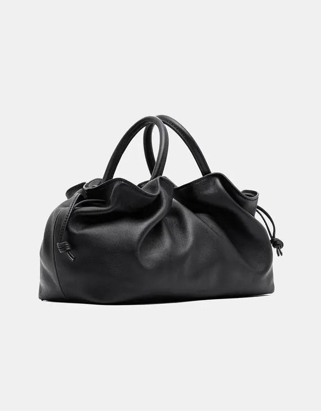 Mila Medium Tote in Black Rylan