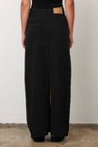 Hudson Maxi Skirt in Overdyed Black