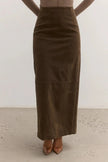 Shyla Skirt in Saddle Bayse Brand