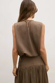 Delphine Top in Chocolate Bayse Brand
