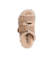 Panama Shearling Slide in Natural Alias Mae