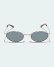 The Boston Sunglasses in Gold Khaki Luv Lou