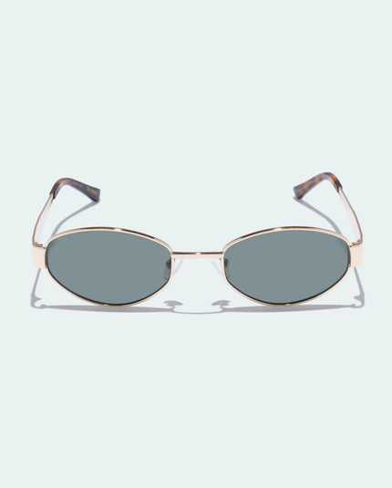 The Boston Sunglasses in Gold Khaki Luv Lou