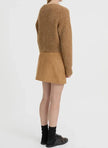 Marlo Cardigan in Camel Blanca