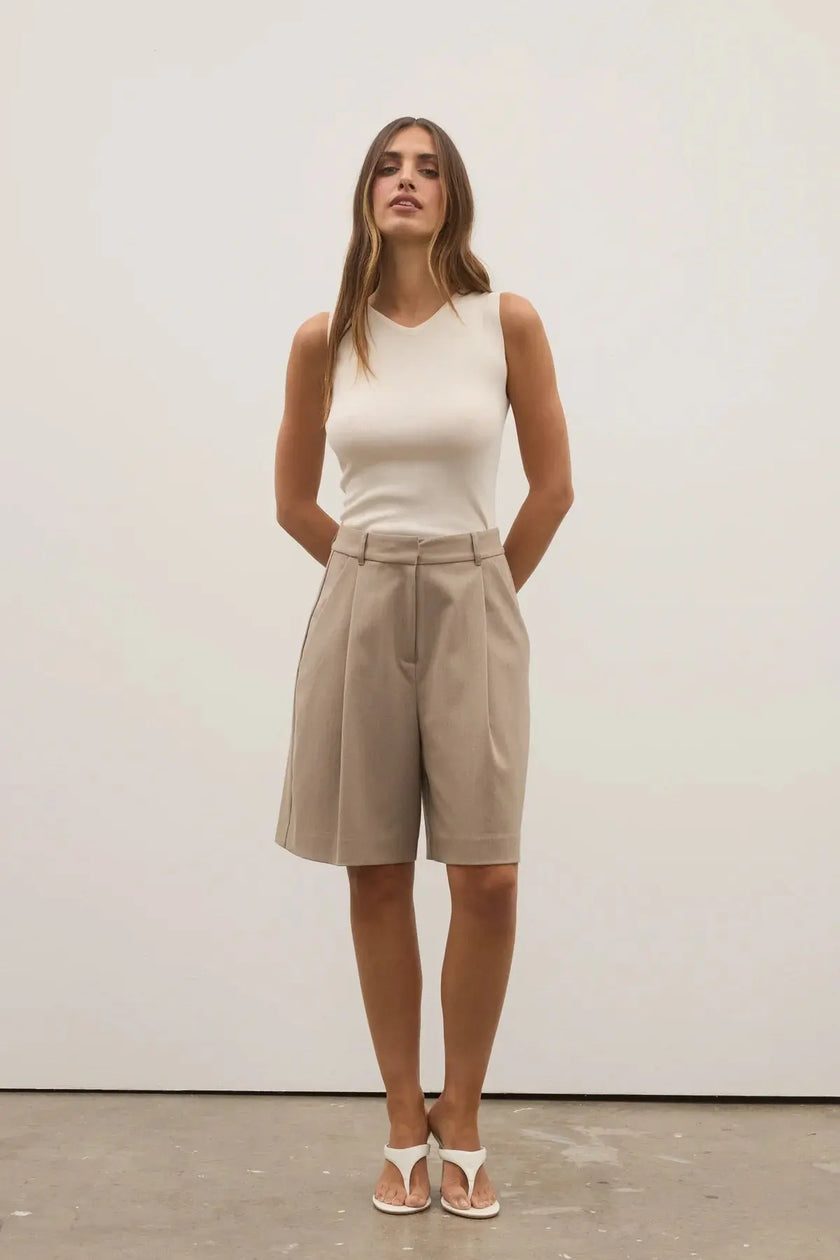 Mika Short in Stone Bayse Brand