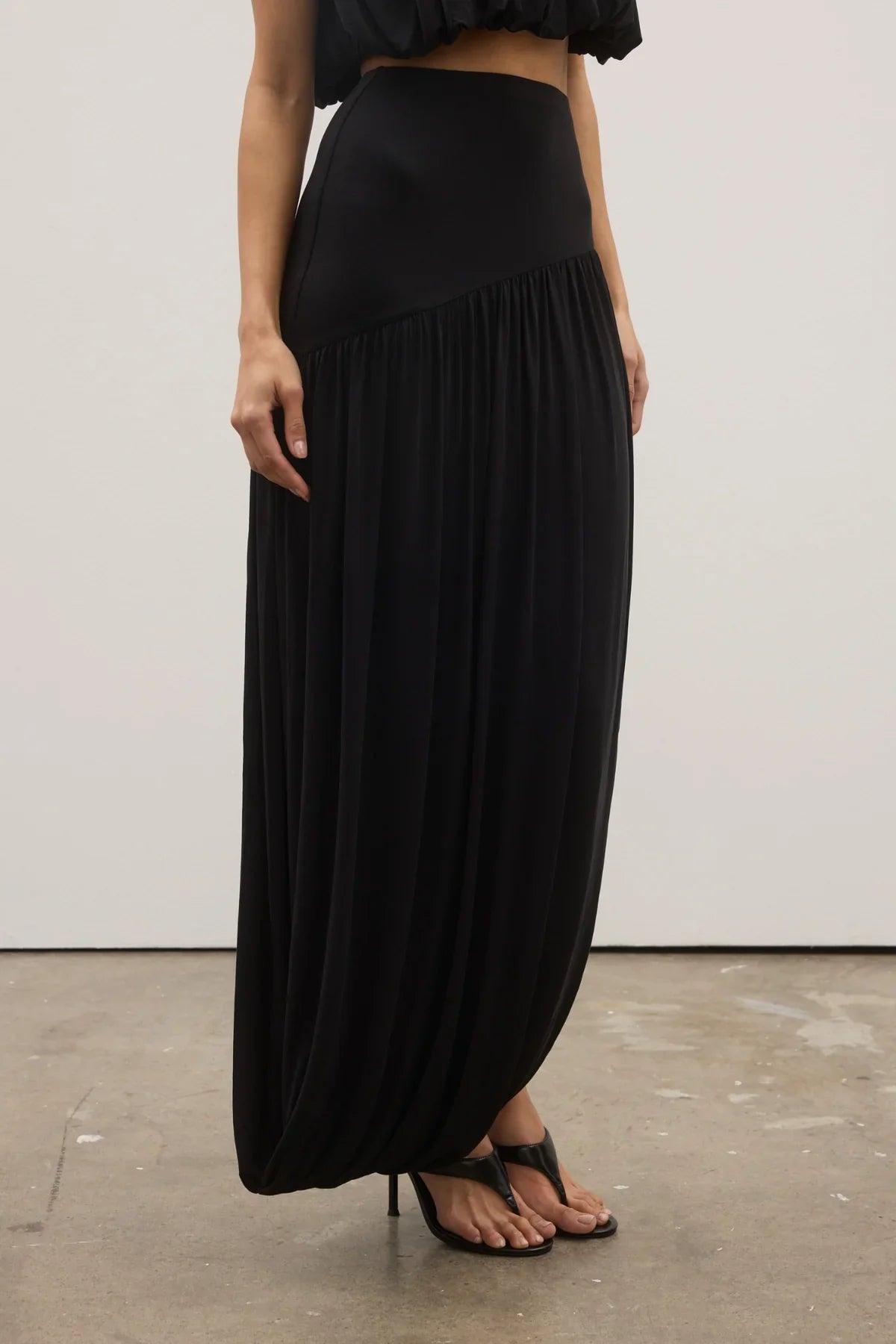 Contessa Skirt in Black Cloth Lifestyle Boutique