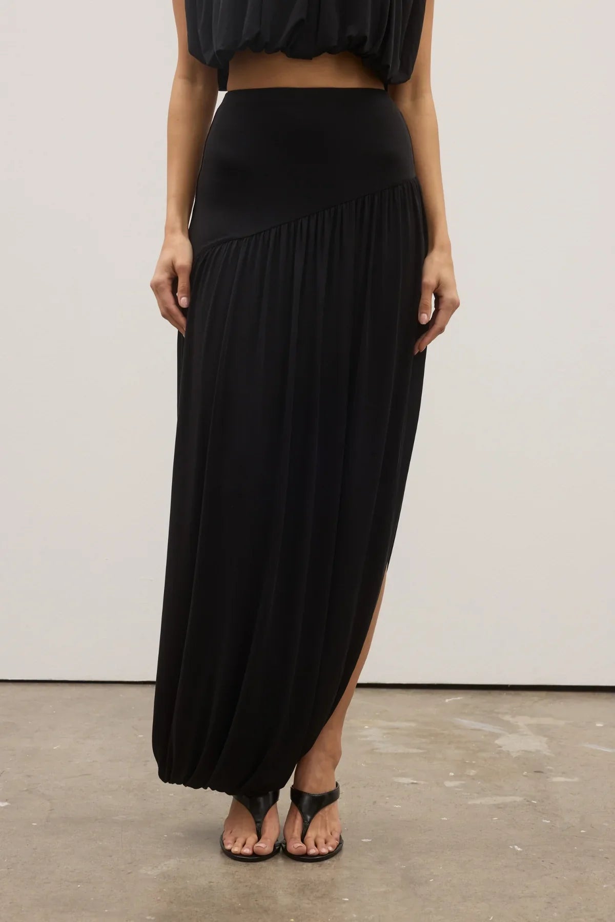 Contessa Skirt in Black Cloth Lifestyle Boutique