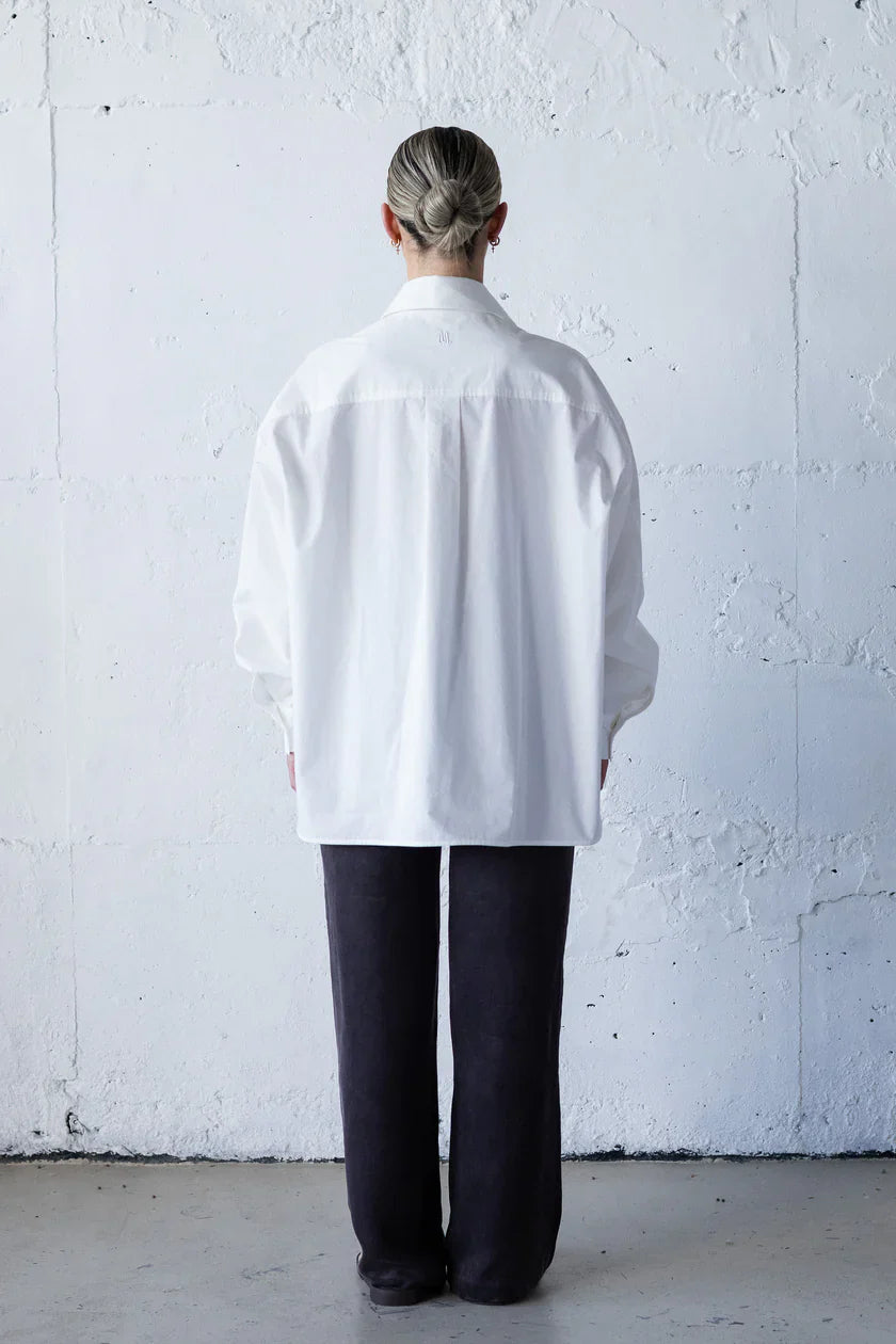 Bec Shirt in White Mabel