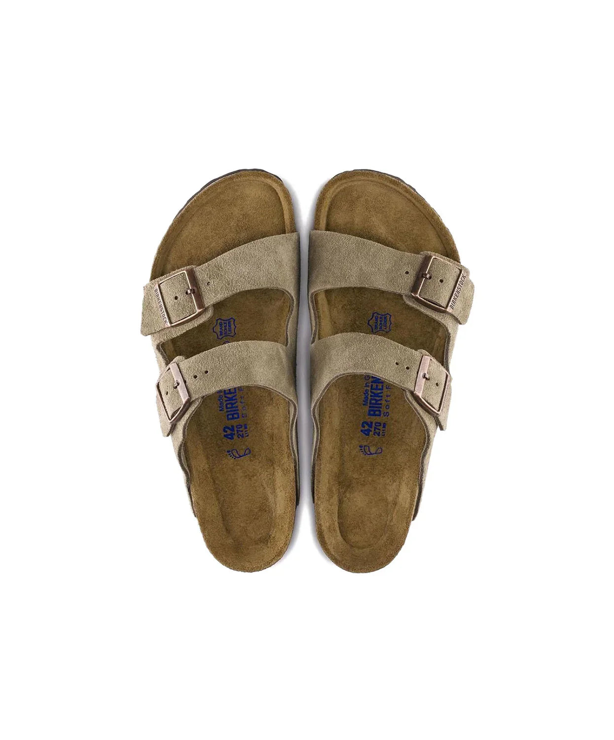 Arizona SFB Taupe Suede Leather Birkenstock