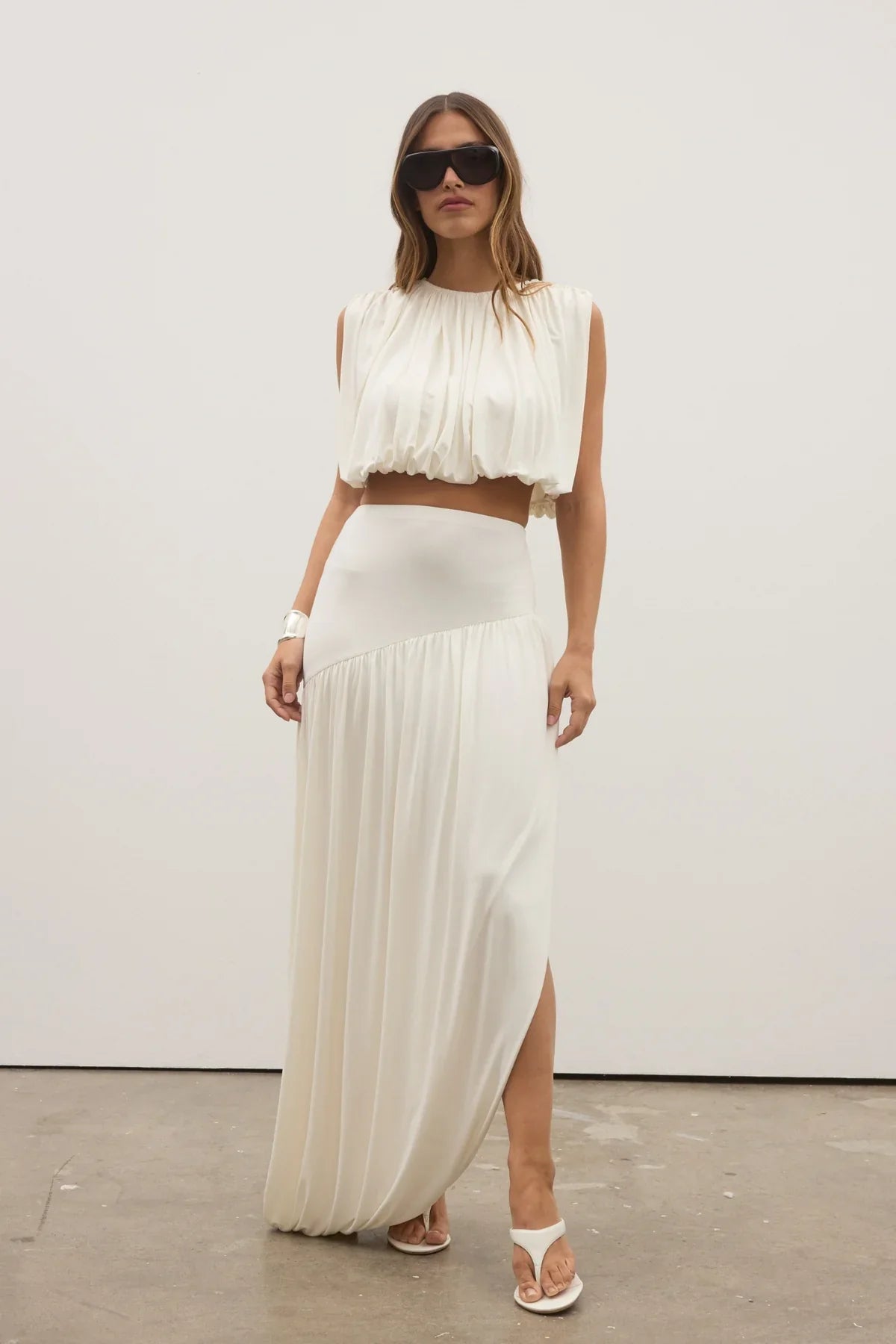 Contessa Top in Ivory Bayse Brand