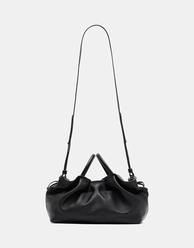 Mila Medium Tote in Black Rylan
