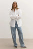 Avoca Shirt in White Bayse Brand
