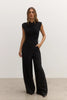 Amrita Sleeveless Bodysuit in Black