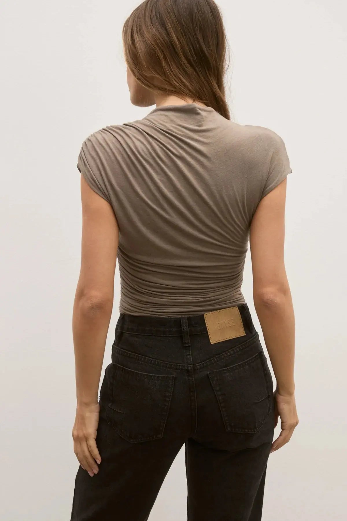 Astrid Bodysuit in Mink Bayse Brand