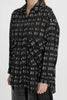 Knox Shirt in Black Blanca