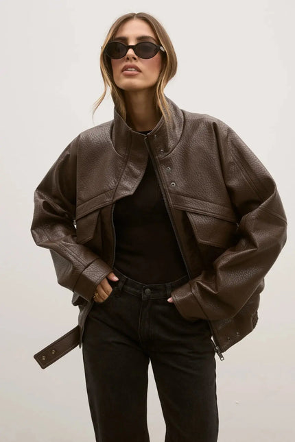 Inez Jacket in Chestnut