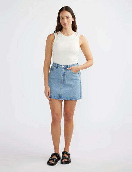 Reese Denim Mini Skirt Ena Pelly