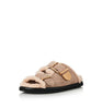 Panama Shearling Slide in Natural Alias Mae