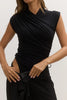 Amrita Sleeveless Bodysuit in Black