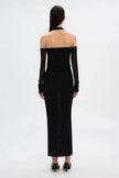 Sonnet Mesh Dress in Black Misha