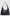 Grey PU tote clothlifestyle boutique with shoulder strap