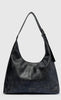 Grey PU tote clothlifestyle boutique with shoulder strap