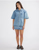 Reese Oversized Denim Shirt Ena Pelly