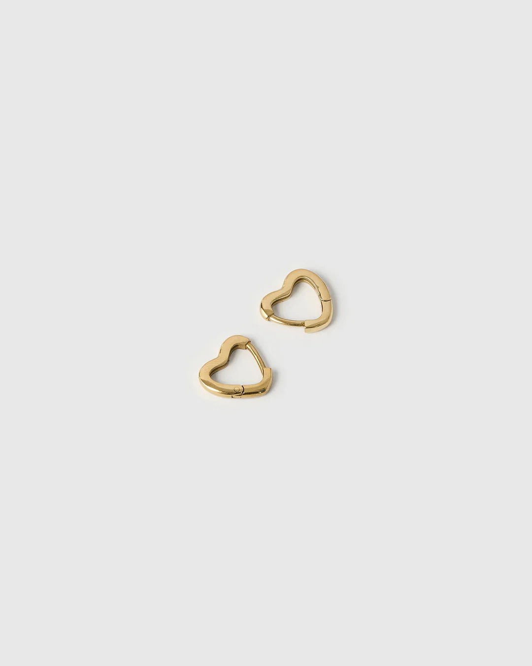Sweetheart Gold Earrings in Small Arms of Eve