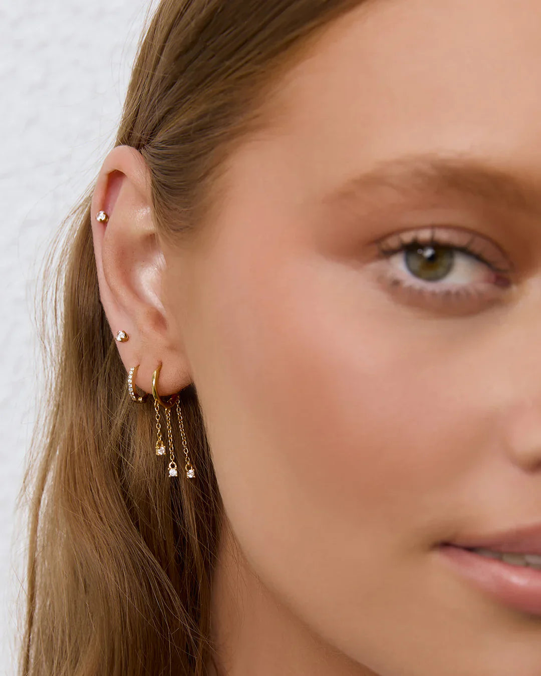 Tabitha Mini Gold Huggies Arms of Eve