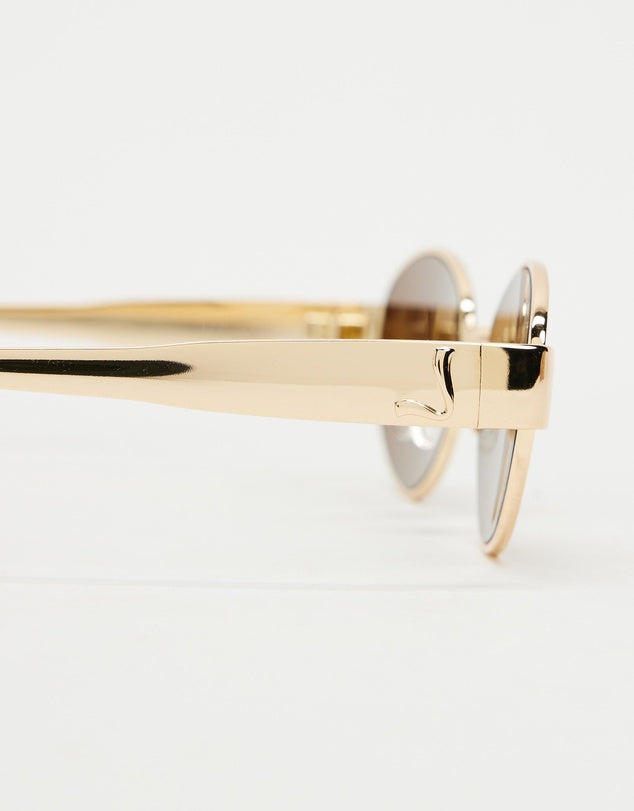 The Boston Sunglasses in Gold Luv Lou