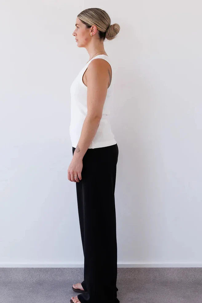 Max Pant in Black Mabel
