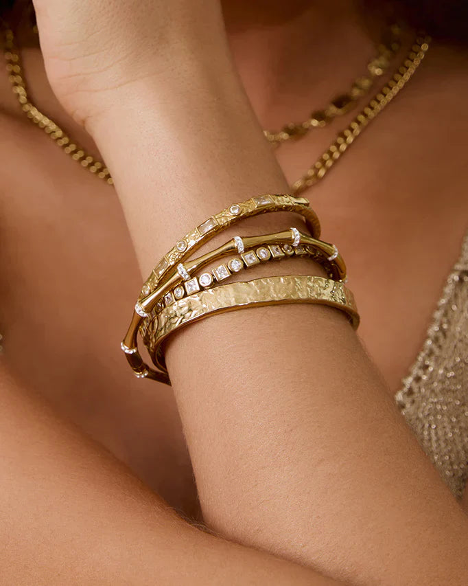 Olivia Gold Cuff Bracelet Arms of Eve