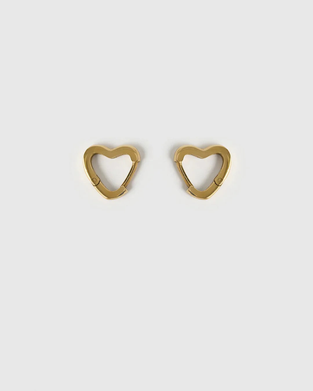 Sweetheart Gold Earrings in Small Arms of Eve