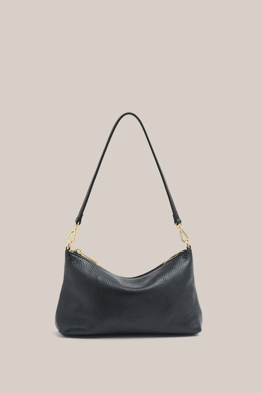 Ashley Black Leather Crossbody Bag Vestirsi