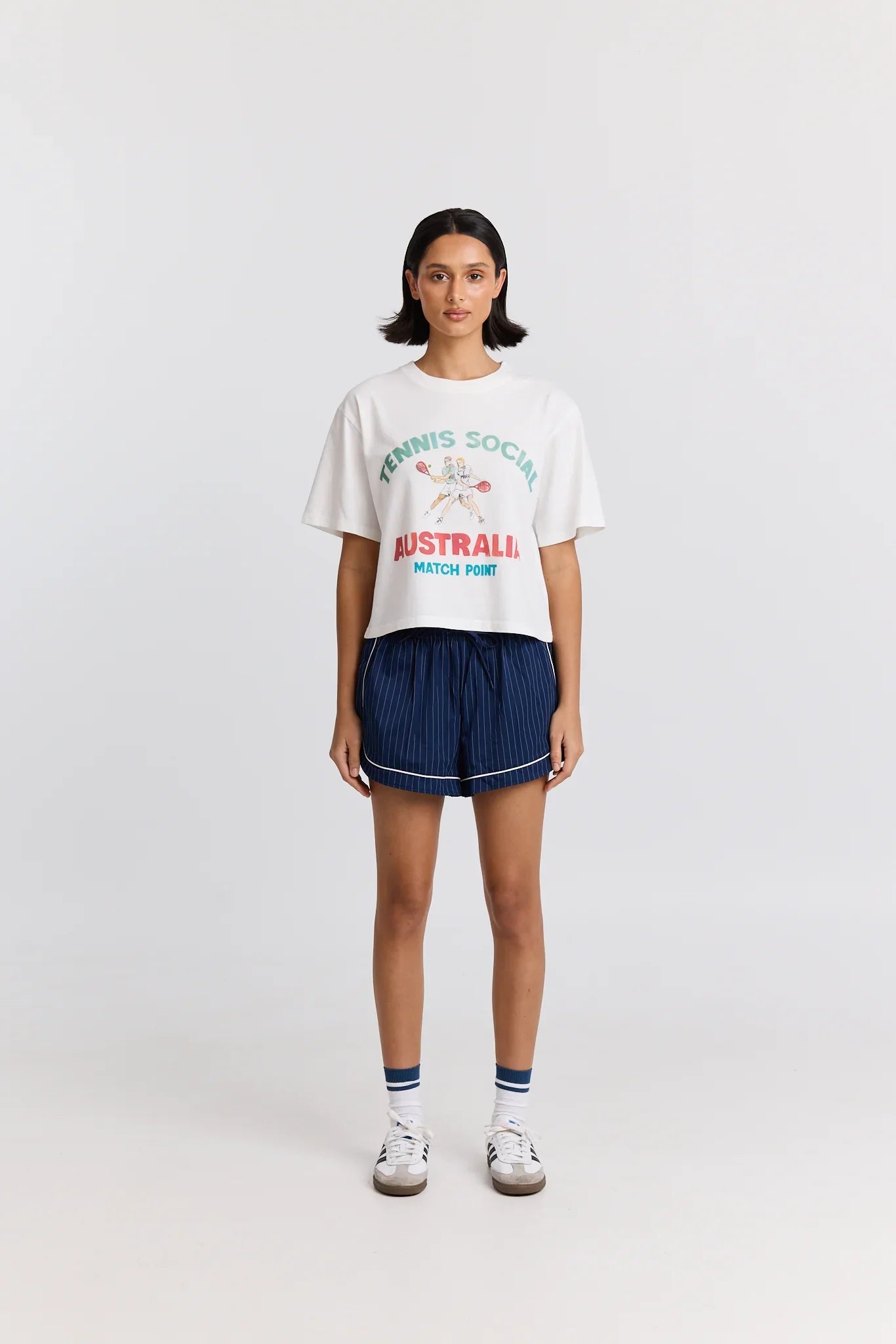 Tennis Social Boxy Tee