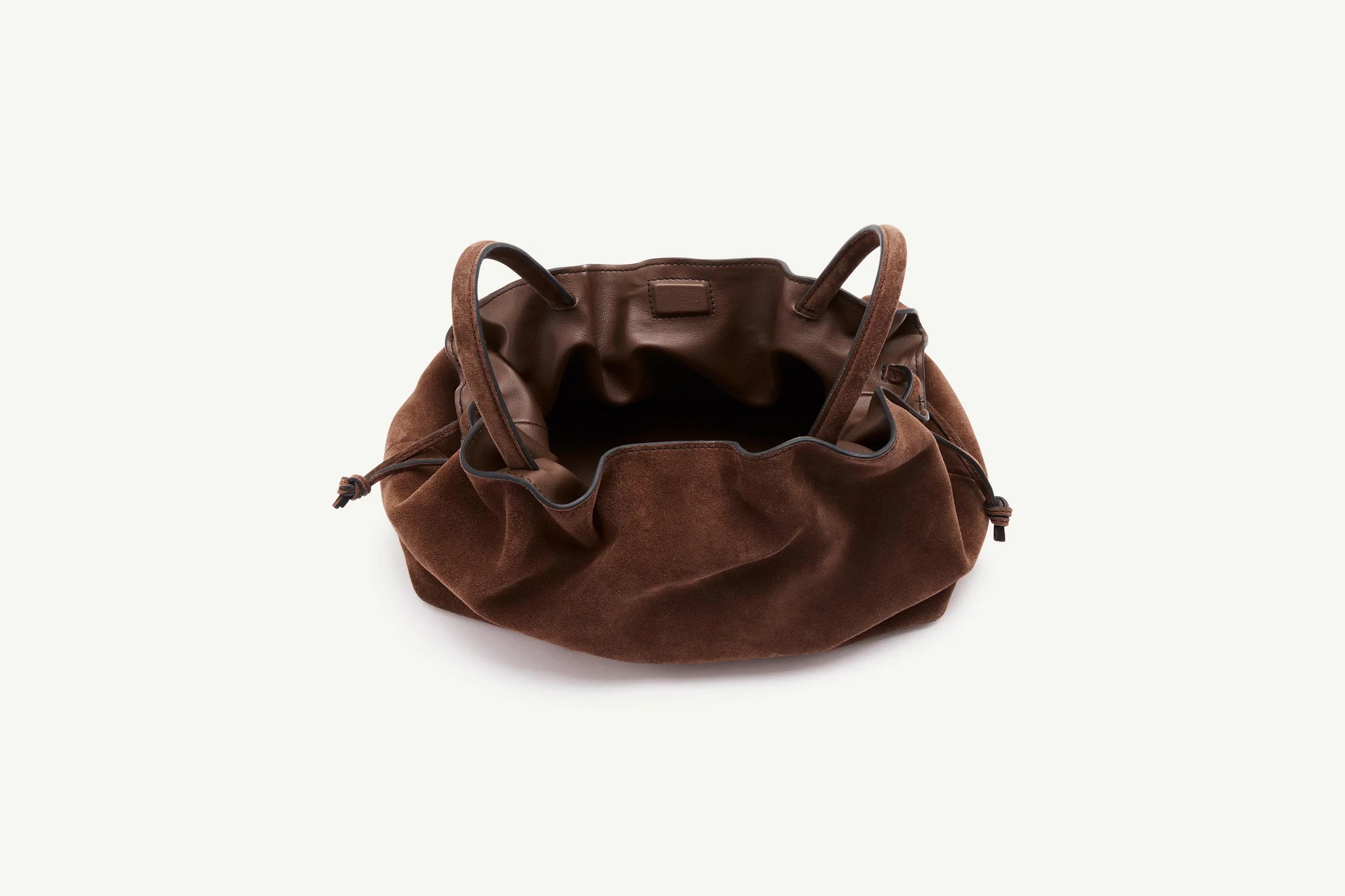 Brown Suede Mila Medium Tote Rylan