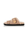 Panama Shearling Slide in Natural Alias Mae