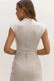 Amrita Sleeveless Bodysuit in Baby