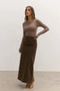 Shyla Skirt in Saddle Bayse Brand