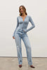 Lara Bodysuit in Blue Bayse Brand