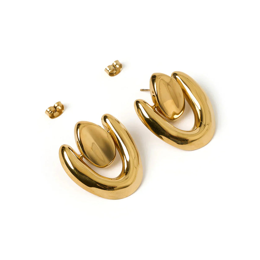 Apollo Gold Earrings Arms of Eve