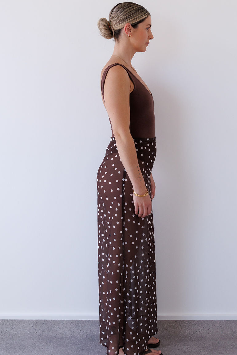 Ruby Skirt in Chocolate Mabel