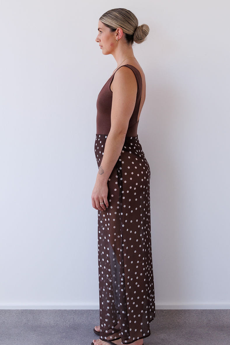 Ruby Skirt in Chocolate Mabel