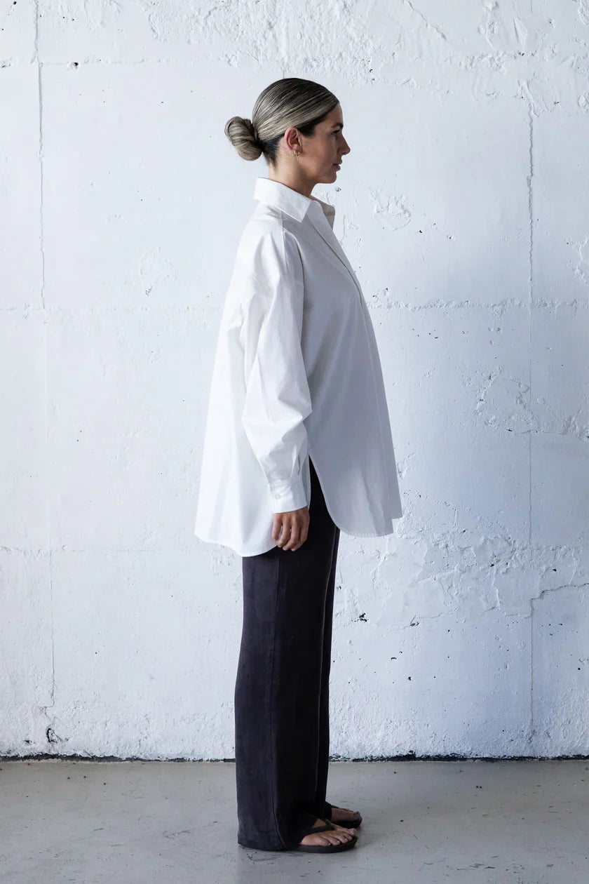Bec Shirt in White Mabel