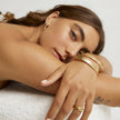 Helios Gold Cuff Bracelet Arms of Eve